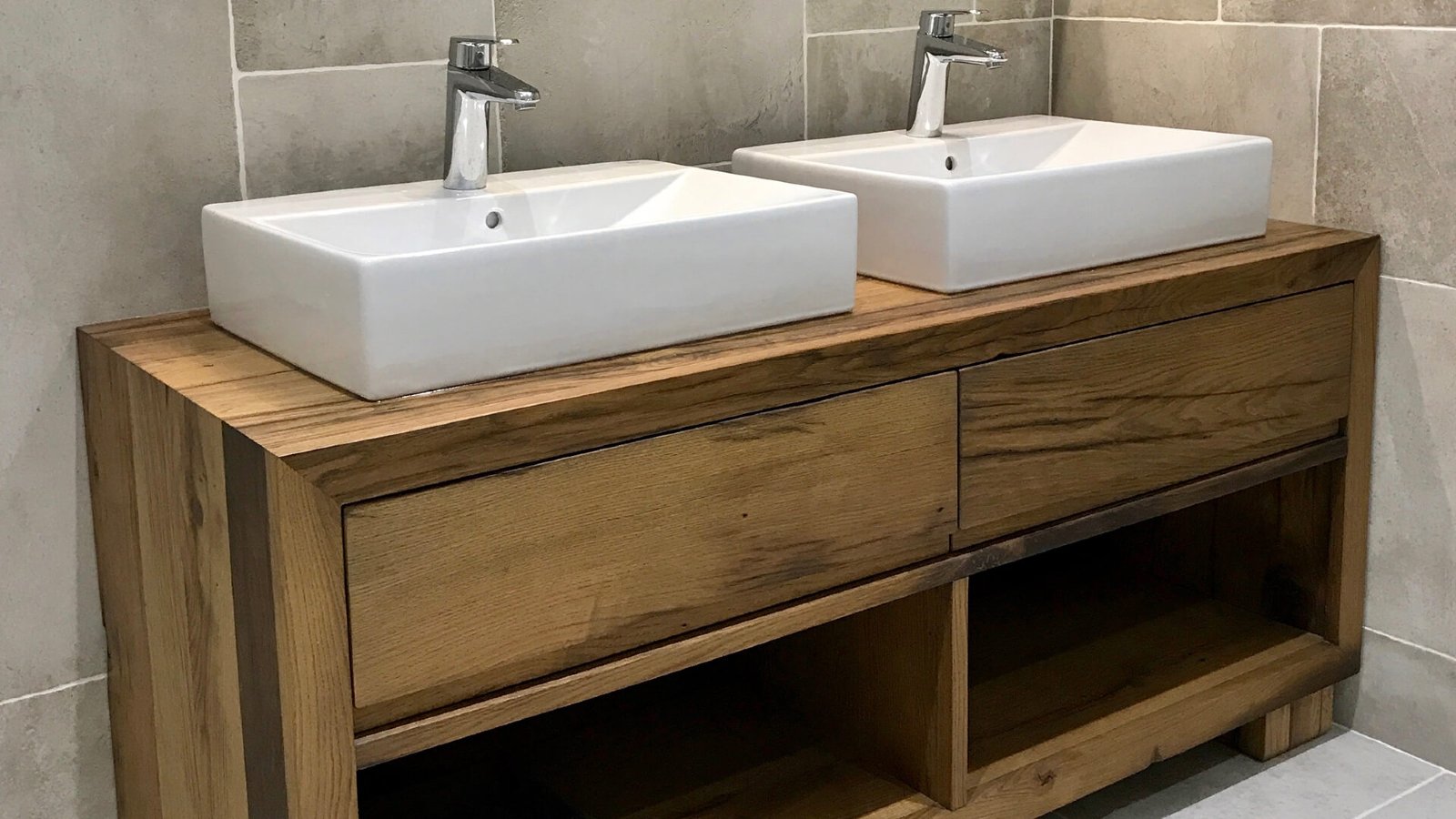 Bramhope Bathroom Sink Cabinet - Born of Wood